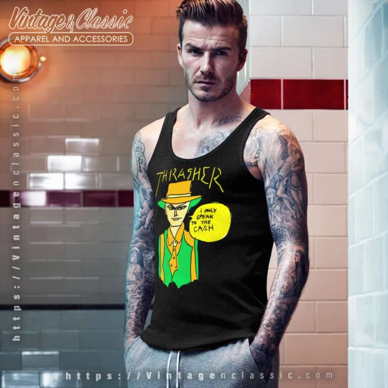 Thrasher Magazine Gonz Cash Tank Top Racerback Thrasher Magazine Gonz Cash Tank Top Racerback