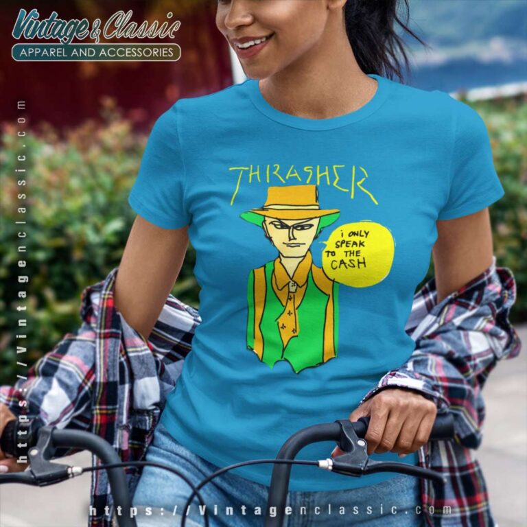 Thrasher Magazine Gonz Cash Women TShirt Thrasher Magazine Gonz Cash Women TShirt