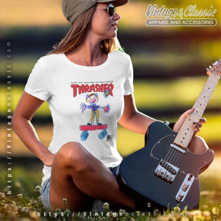 Thrasher Magazine Kid Cover Women TShirt Thrasher Magazine Kid Cover Women TShirt