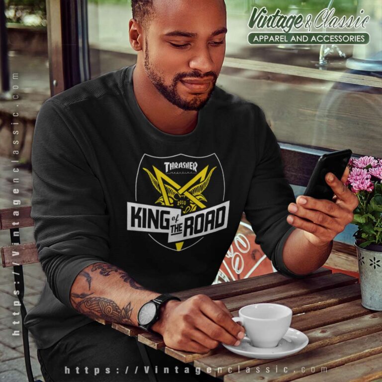 Thrasher Magazine King Of The Road Sweatshirt Thrasher Magazine King Of The Road Sweatshirt