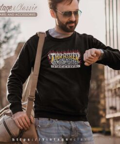 Thrasher Magazine Krak Skulls Sweatshirt