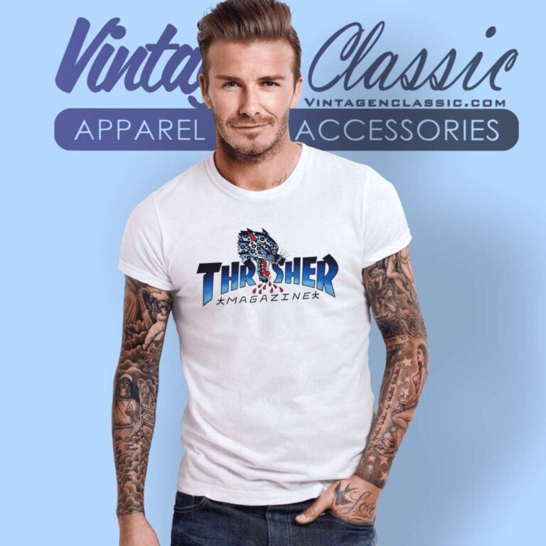 Thrasher Magazine Leopard Mag T Shirt Thrasher Magazine Leopard Mag T Shirt