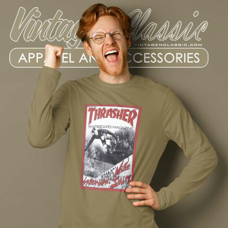 Thrasher Magazine Mike Smith Shirt Long Sleeve Tee Thrasher Magazine Mike Smith Shirt Long Sleeve Tee