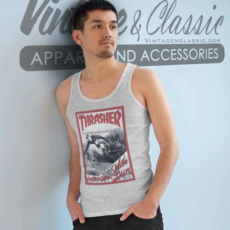 Thrasher Magazine Mike Smith Shirt Tank Top Racerback Thrasher Magazine Mike Smith Shirt Tank Top Racerback
