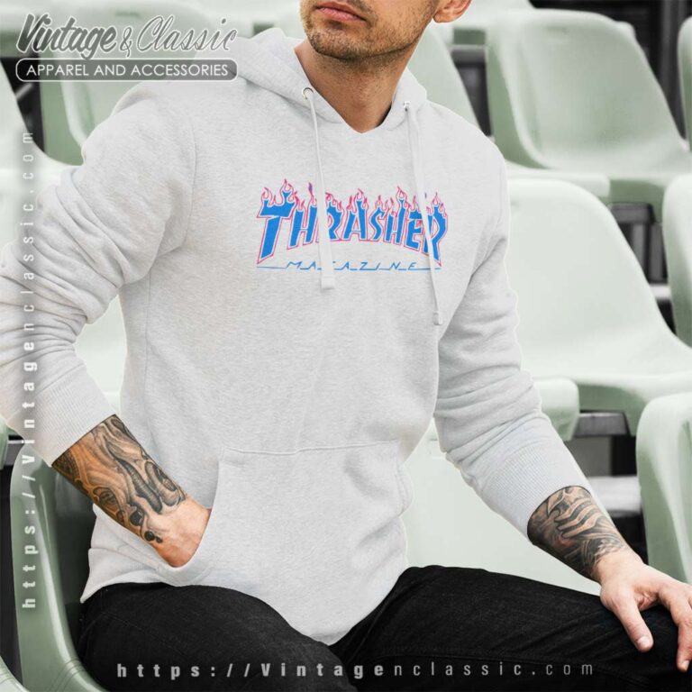 Thrasher Magazine Patriot Flame Hoodie Thrasher Magazine Patriot Flame Hoodie