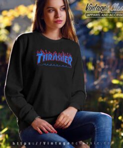 Thrasher Magazine Patriot Flame Shirt 4 Thrasher Magazine Patriot Flame Sweatshirt
