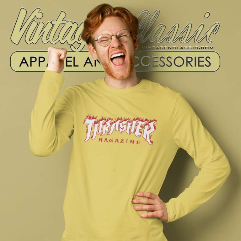 Thrasher Magazine Possessed Long Sleeve Tee Thrasher Magazine Possessed Long Sleeve Tee