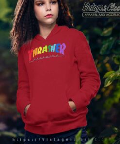 Thrasher Magazine Rainbow Hoodie