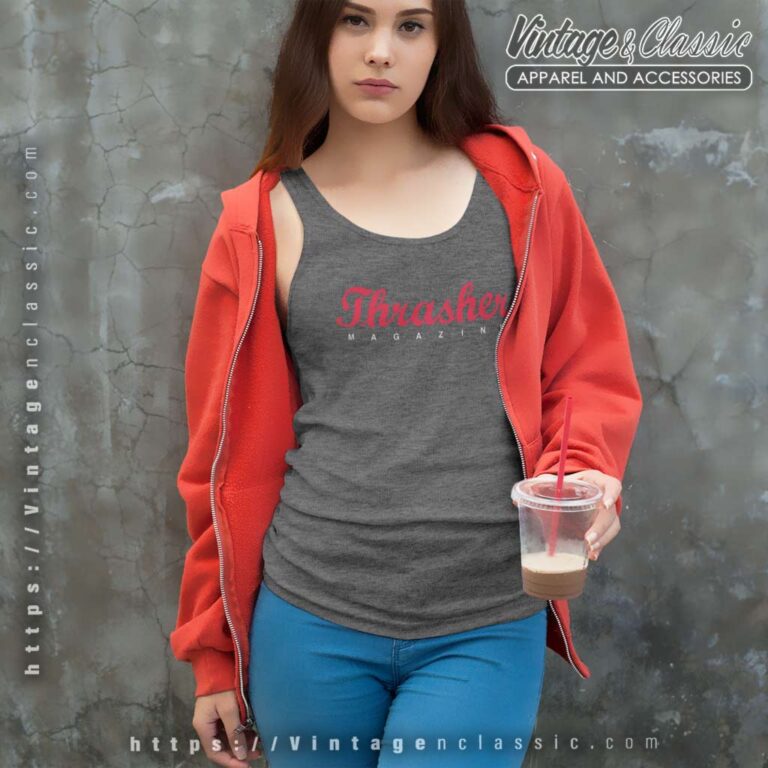 Thrasher Magazine Script Tank Top Racerback Thrasher Magazine Script Tank Top Racerback