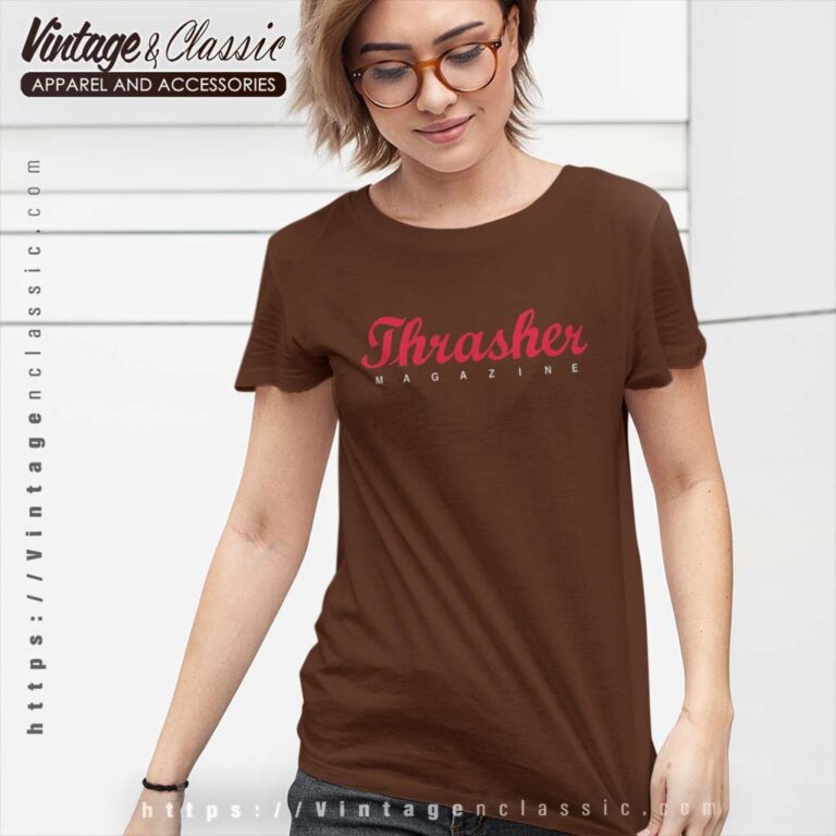 Thrasher Magazine Script Women TShirt Thrasher Magazine Script Women TShirt