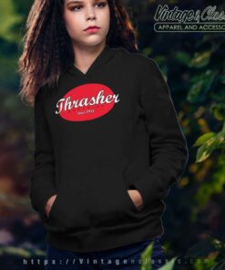 Thrasher Magazine Since 1981 Oval Logo Hoodie