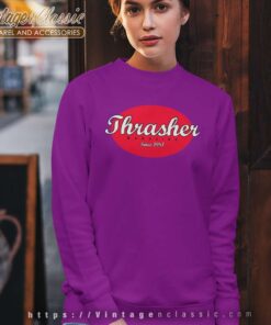 Thrasher Magazine Since 1981 Oval Logo Sweatshirt