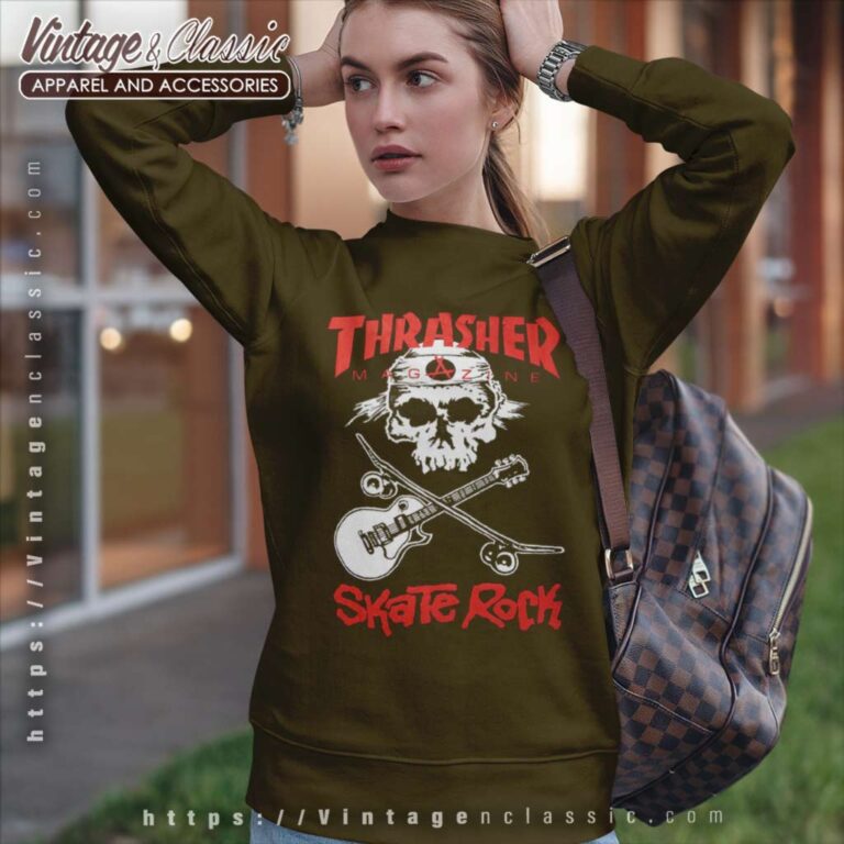 Thrasher Magazine Skate Rock Sweatshirt Thrasher Magazine Skate Rock Sweatshirt
