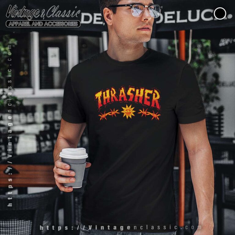 Thrasher Magazine Sketch T Shirt Thrasher Magazine Sketch T Shirt