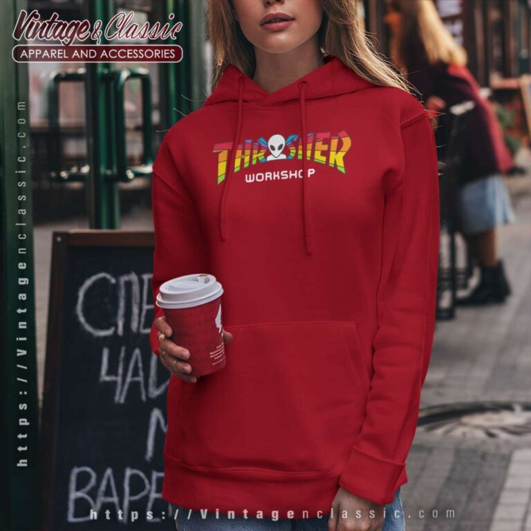 Thrasher Magazine X Aws Spectrum Hoodie Thrasher Magazine X Aws Spectrum Hoodie