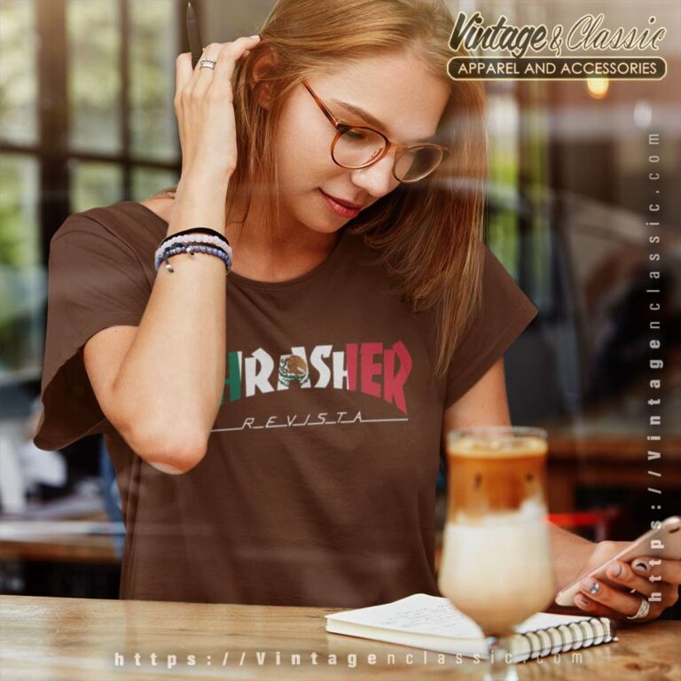 Thrasher Mexico Revista Women TShirt Thrasher Mexico Revista Women TShirt