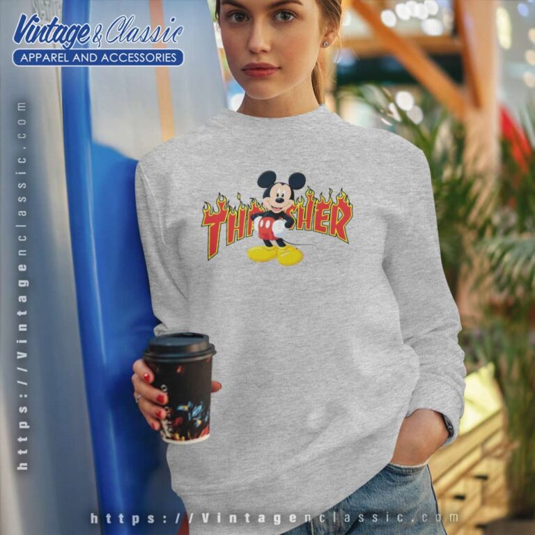 Thrasher Mickey Mouse Sweatshirt Thrasher Mickey Mouse Sweatshirt