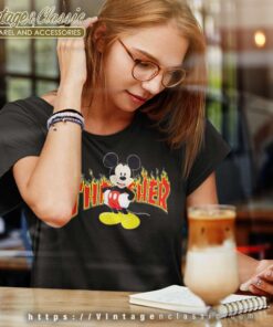 Thrasher Mickey Mouse Women TShirt