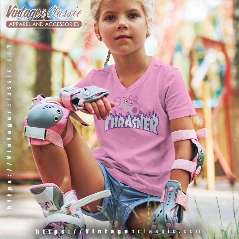 Thrasher Peppa Pig Youth V Neck Thrasher Peppa Pig Youth V Neck