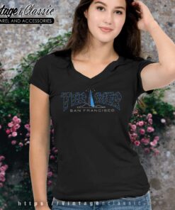Thrasher Pyramid San Francisco V Neck TShirt