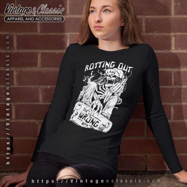 Thrasher Rotting Out The Wrong Way Long Sleeve Tee Thrasher Rotting Out The Wrong Way Long Sleeve Tee