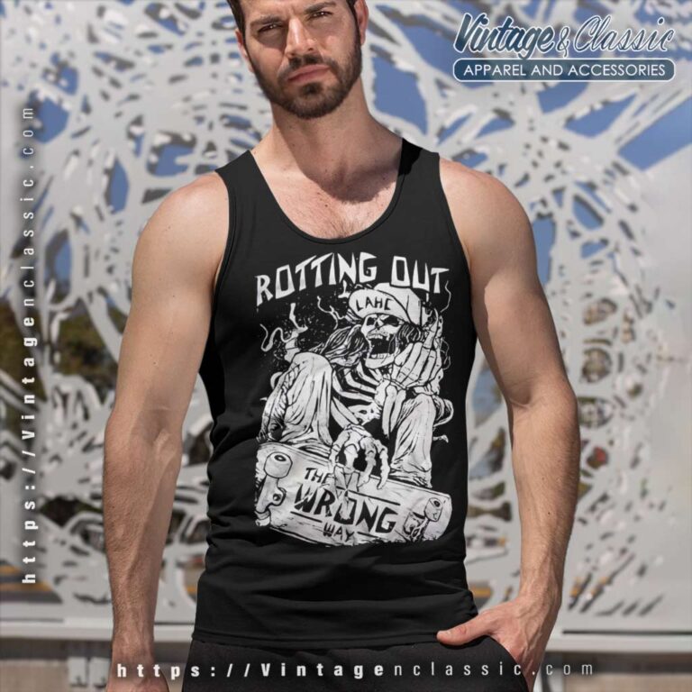 Thrasher Rotting Out The Wrong Way Tank Top Racerback Thrasher Rotting Out The Wrong Way Tank Top Racerback