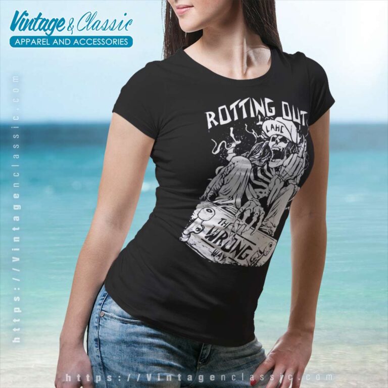Thrasher Rotting Out The Wrong Way Women TShirt Thrasher Rotting Out The Wrong Way Women TShirt