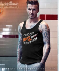 Thrasher Scarred 4 Life By Neckface Tank Top Racerback