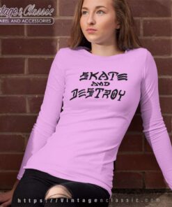 Thrasher Skate And Destroy Long Sleeve Tee