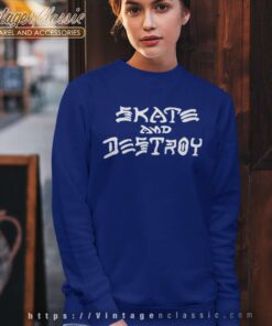 Thrasher Skate And Destroy Sweatshirt
