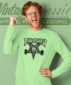 Thrasher Skate Goat Star Long Sleeve Tee