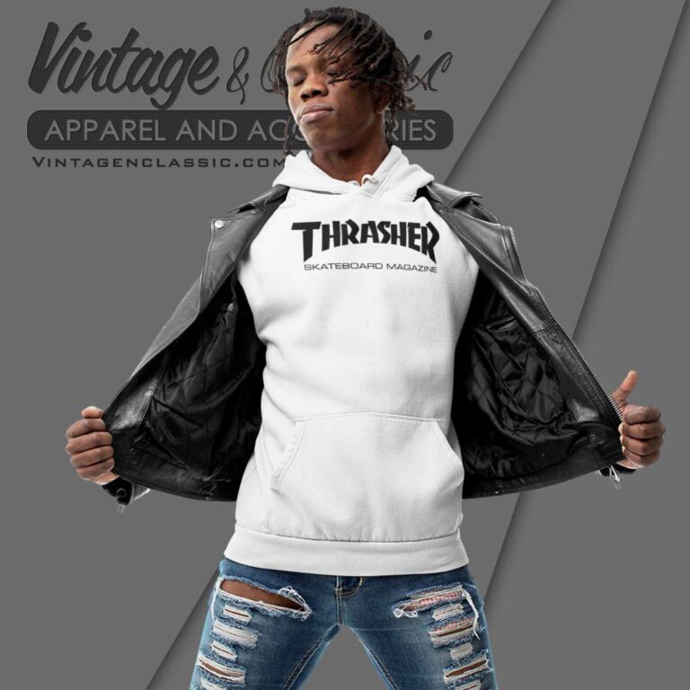 Thrasher Skateboard Magazine Logo Hoodie Thrasher Skateboard Magazine Logo Hoodie