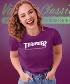 Thrasher Skateboard Magazine Logo Women TShirt