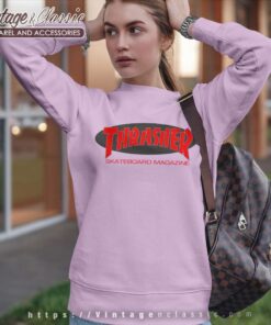 Thrasher Skateboard Spellout Big Logo Sweatshirt