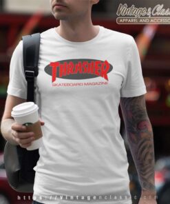Thrasher Skateboard Spellout Big Logo T Shirt