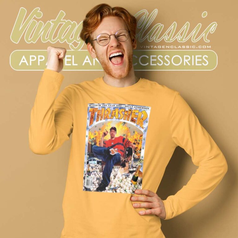 Thrasher Soty Brian Anderson Long Sleeve Tee Thrasher Soty Brian Anderson Long Sleeve Tee