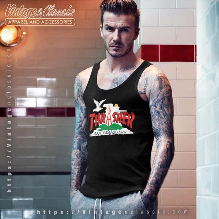 Thrasher The City San Francisco Tank Top Racerback Thrasher The City San Francisco Tank Top Racerback
