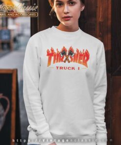 Thrasher Truck 1 Logo Sweatshirt