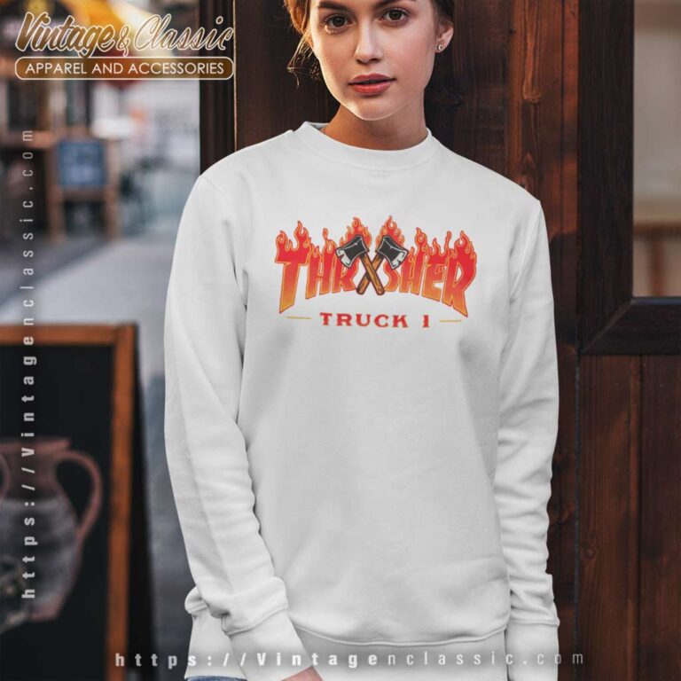 Thrasher Truck 1 Logo Sweatshirt Thrasher Truck 1 Logo Sweatshirt