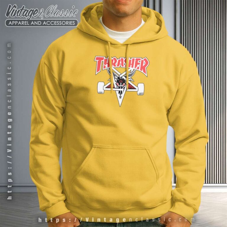 Thrasher Two Tone Skategoat Hoodie Thrasher Two Tone Skategoat Hoodie