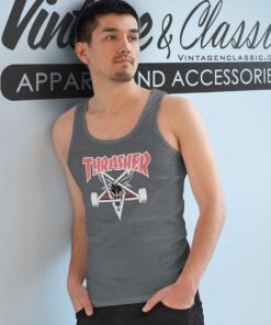 Thrasher Two Tone Skategoat Shirt 6 Thrasher Two Tone Skategoat Tank Top Racerback