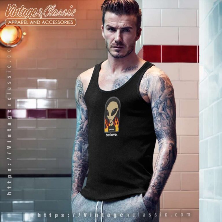 Thrasher X Aws Believe Tank Top Racerback Thrasher X Aws Believe Tank Top Racerback