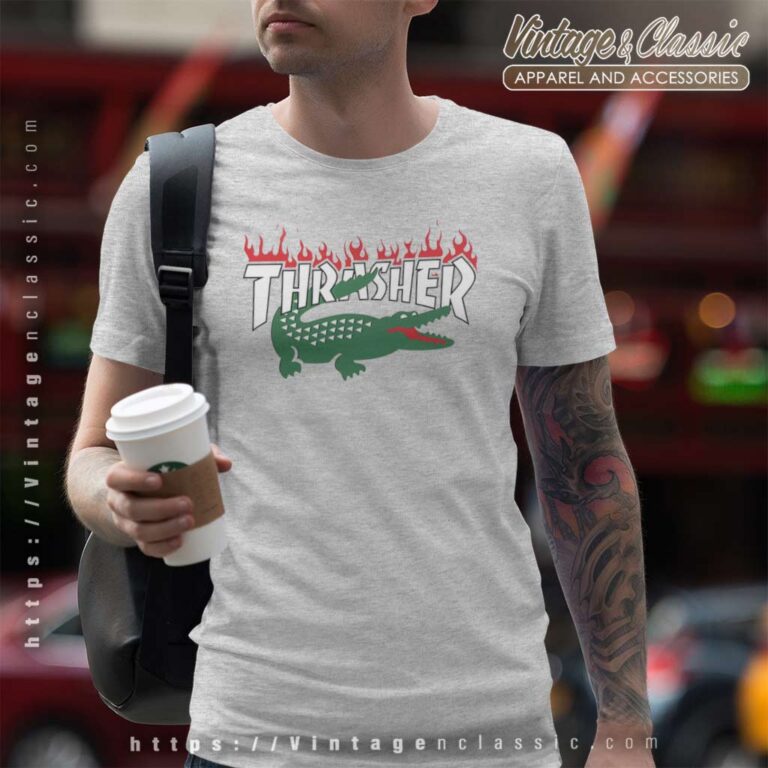 Thrasher X Lacoste Collaboration Thrasher X Lacoste Collaboration