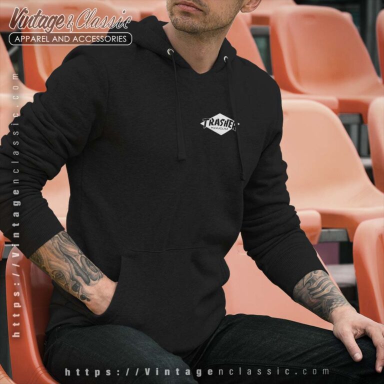 Thrasher X Parra Hurricane Black Hoodie Thrasher X Parra Hurricane Black Hoodie