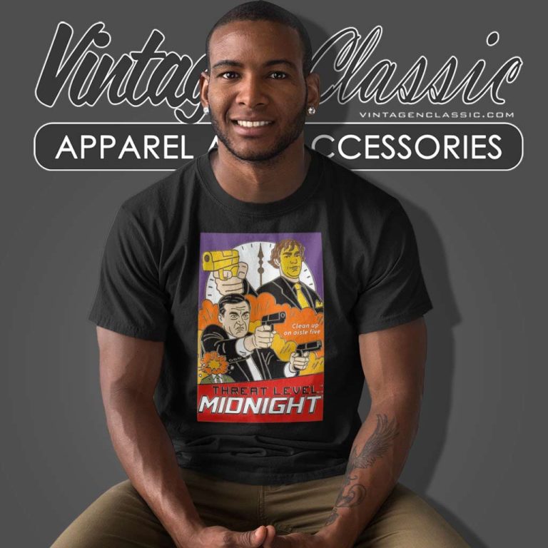 Threat Level Midnight Poster T Shirt Threat Level Midnight Poster T Shirt