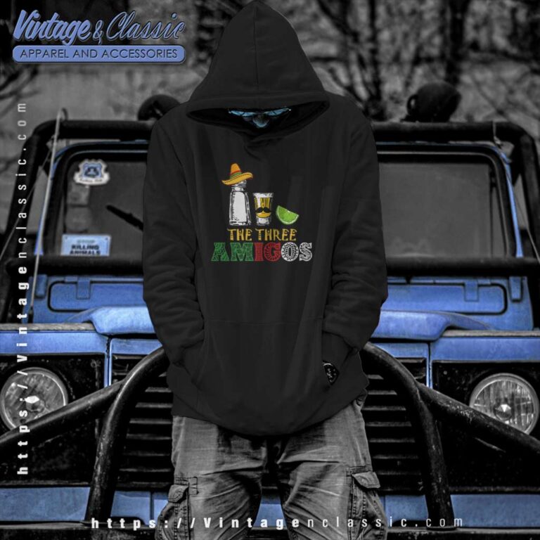 Three Amigos Salt Tequila Lime Hoodie Three Amigos Salt Tequila Lime Hoodie