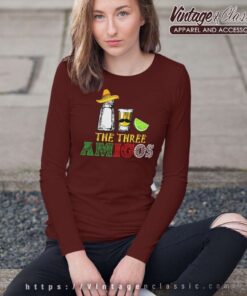 Three Amigos Salt Tequila Lime Long Sleeve Tee
