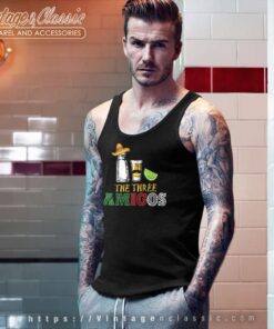 Three Amigos Salt Tequila Lime Tank Top Racerback