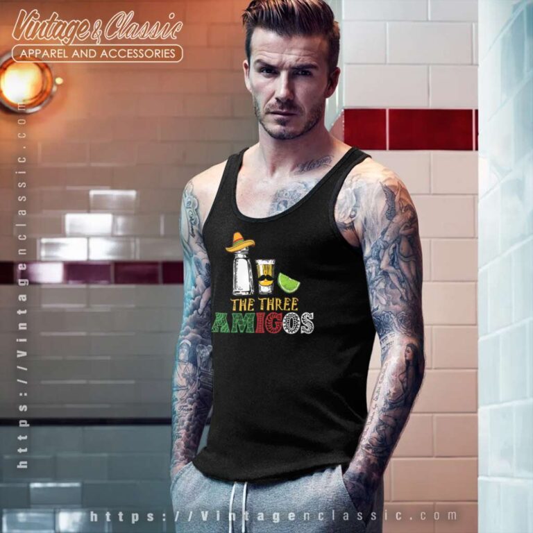 Three Amigos Salt Tequila Lime Tank Top Racerback Three Amigos Salt Tequila Lime Tank Top Racerback