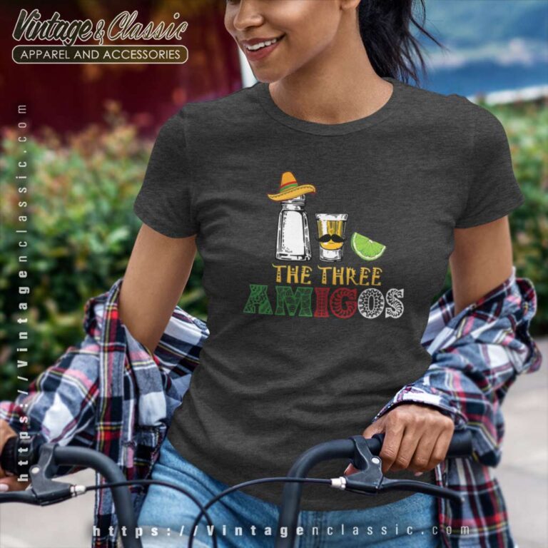 Three Amigos Salt Tequila Lime Women TShirt Three Amigos Salt Tequila Lime Women TShirt